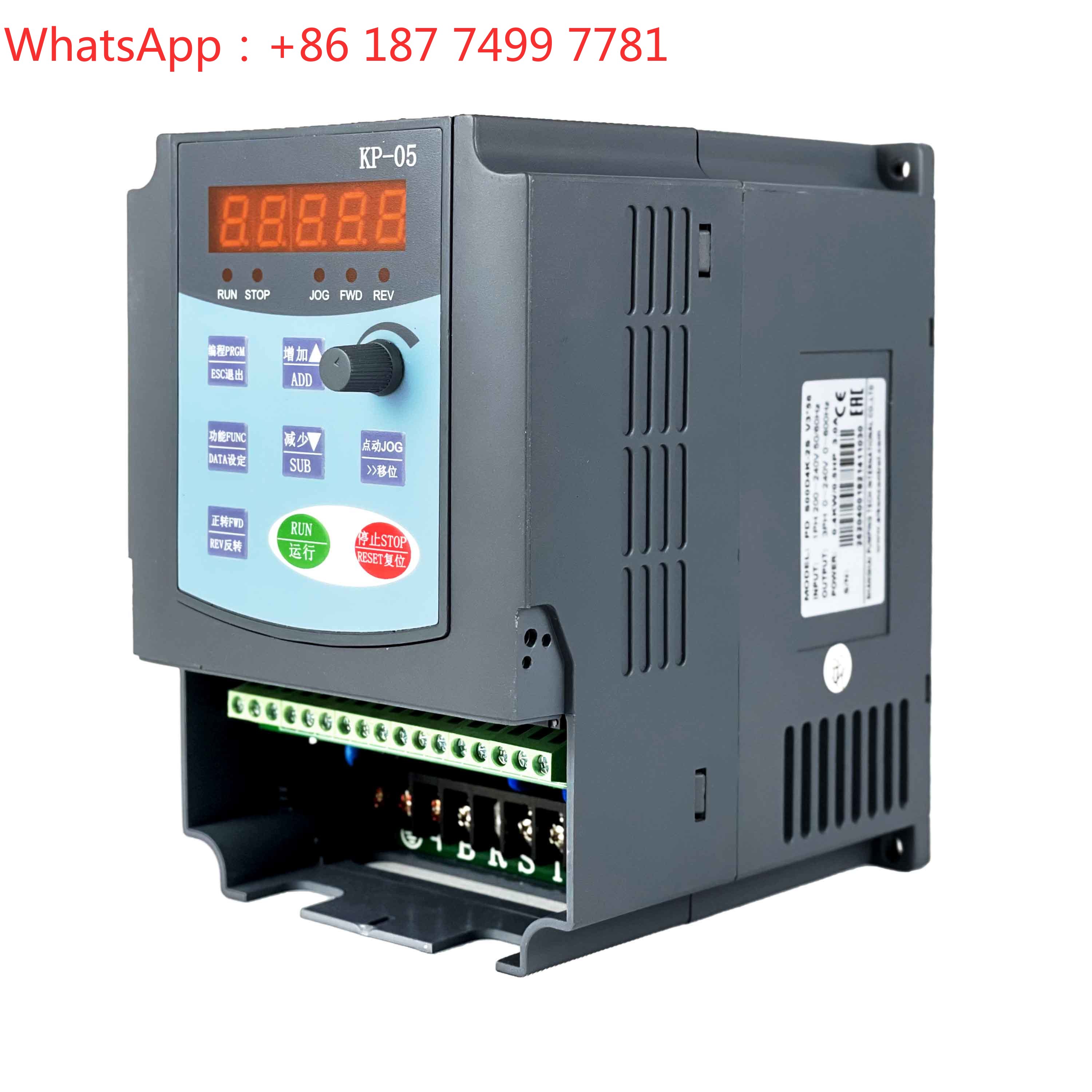 Vfd 0.75Kw Mini Inverter - Aikon PDE Series Vfd Inverter High