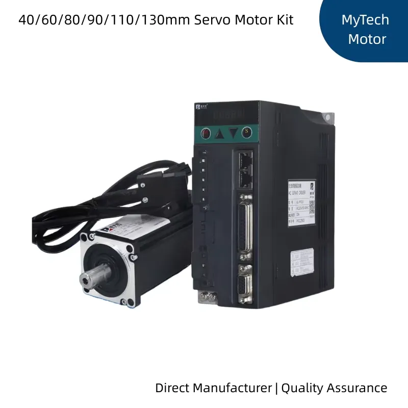 Servo Motor 400W With Driver - 60 80 110 130 AC Servo