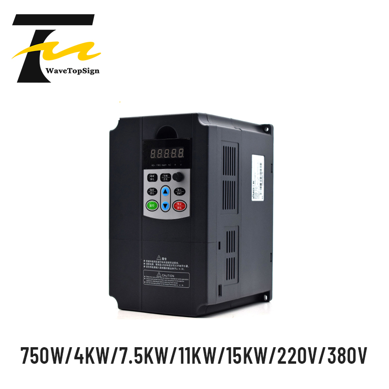 Vfd 7.5Kw Inverter Motor - Spindle Inverter 220V 380V 750W 4KW