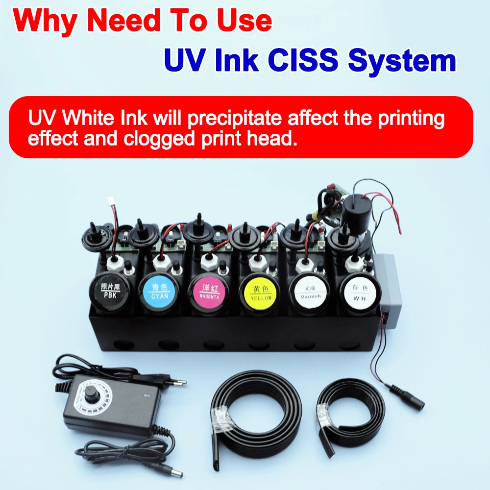 Vfd With Brake Resistor - 250ML 6 Ink Tanks UV DTF