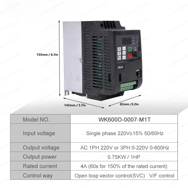 Vfd 2.2Kw Single Phase 220V - 2.2KW 220V 1 Phase Input VFD