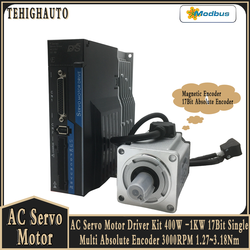 Servo Motor 400W With Driver - AC Servo Motor Driver Kit 400W/750W/1KW