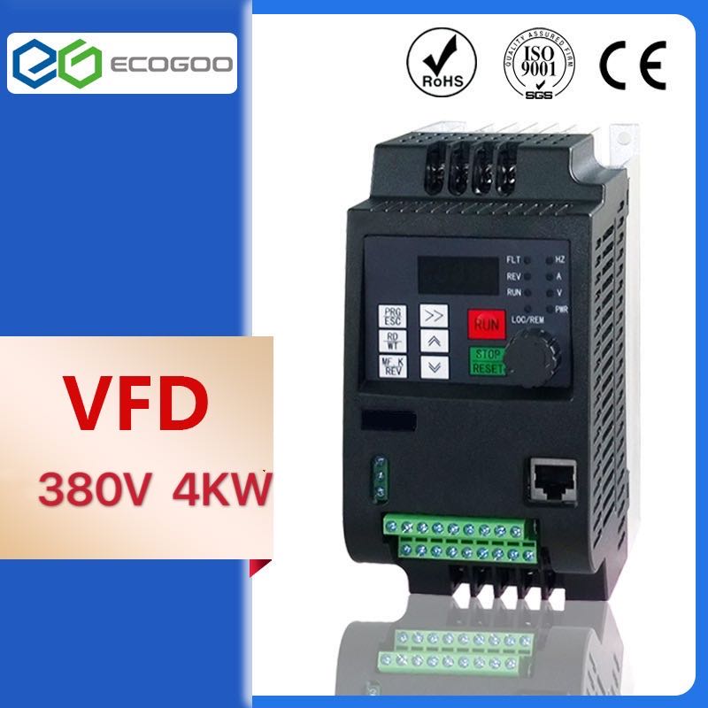 ECOGOO 380V 2.2KW Mini VFD Var - Vfd 7.5Kw Inverter Motor 评论和价格