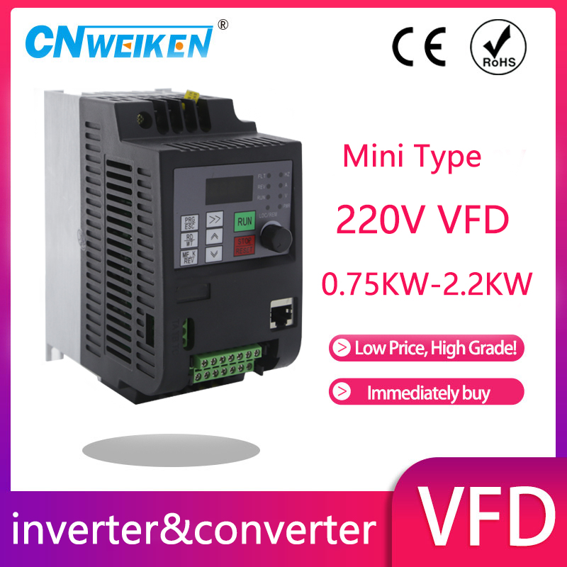 0.75KW - 2.2KW MINI 220v to Th - Vfd 0.75Kw Mini Inverter 评论和价格
