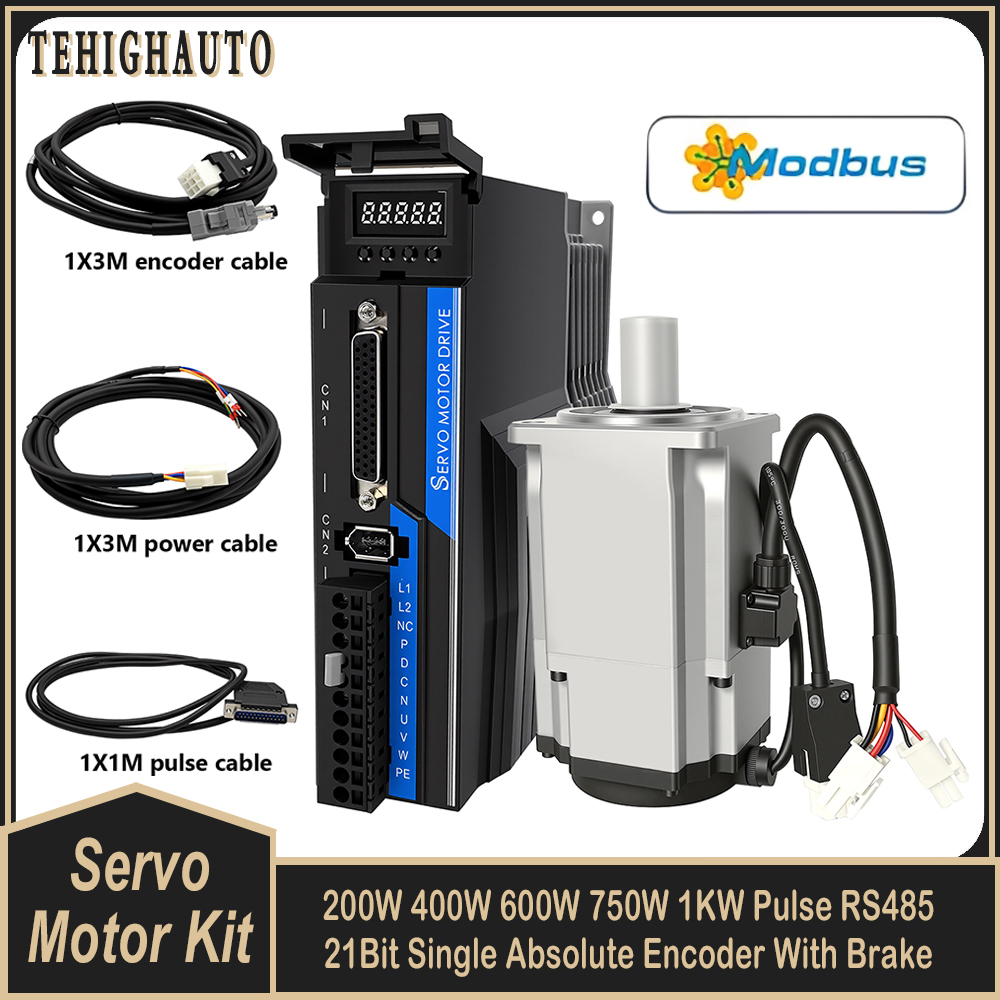 AC Servo Motor Driver Kit 21Bi - Servo Motor 400W With Driver 评论和价格