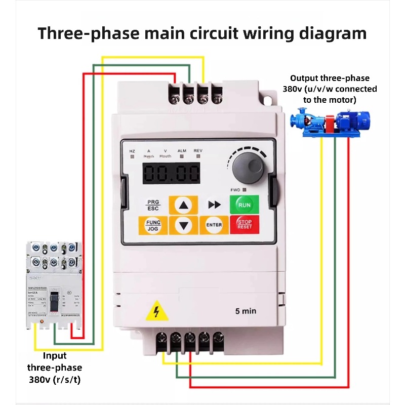 0.75KW To 7.5KW  Drive Inverte - Variable Frequency Drive 3 Phase 380V 评论和价格