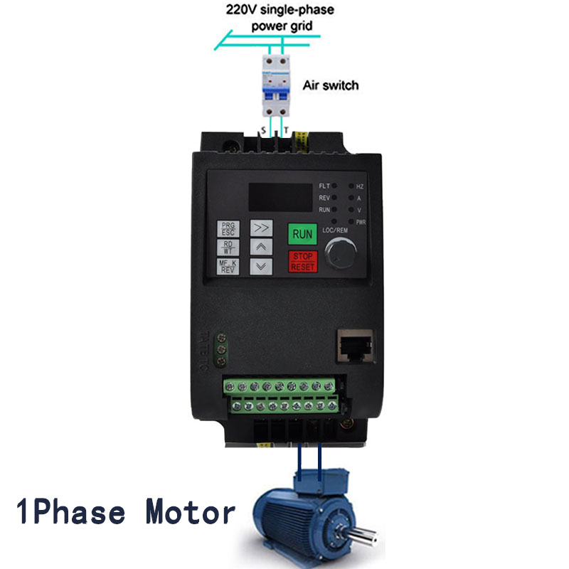 2.2KW 220V VFD Single Phase In - Vfd 2.2Kw Single Phase 220V 评论和价格