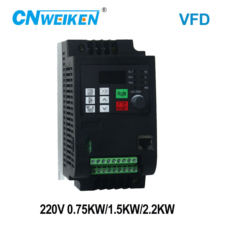 CNWeiKen-1.5KW/2.2KW 220V Sing - Vfd 2.2Kw Single Phase 220V 评论和价格