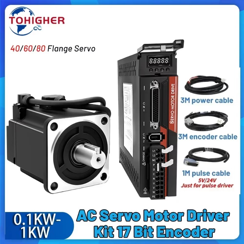 【Smart】AC Servo Motor Kit 100W - Servo Motor 400W With Driver 评论和价格