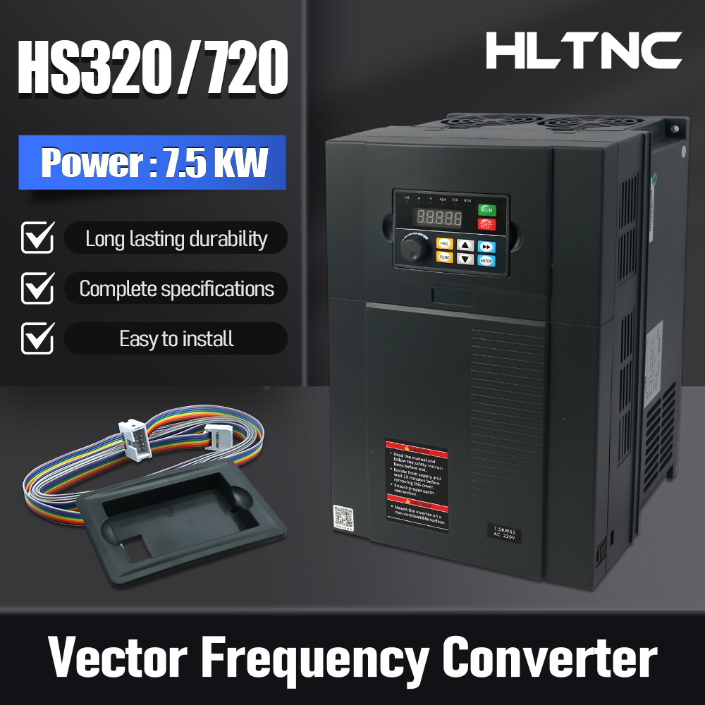 HTNC HS320-7.5 7.5KW VFD Frequ - Vfd 7.5Kw Inverter Motor 评论和价格