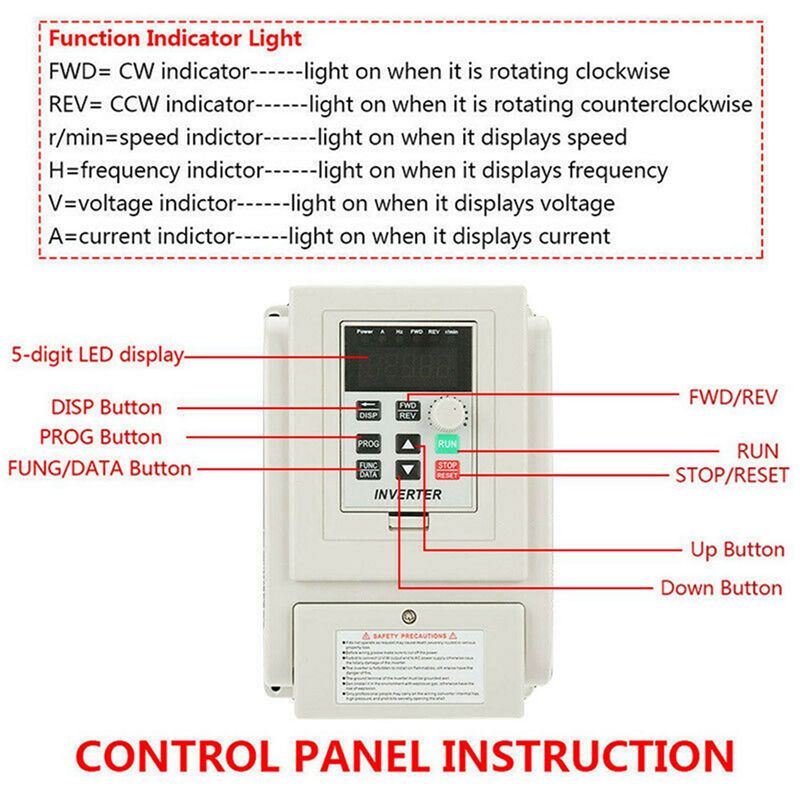 A73K 6X 2.2KW 3HP 220V Variabl - Vfd 2.2Kw Single Phase 220V 评论和价格