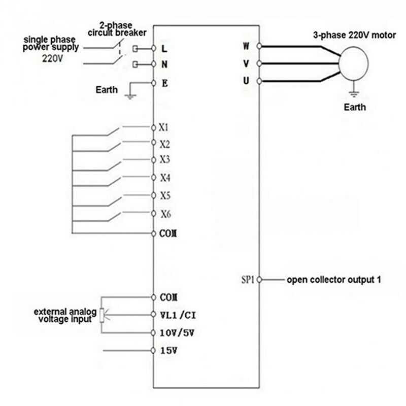 A73K 6X 2.2KW 3HP 220V Variabl - Vfd 2.2Kw Single Phase 220V 评论和价格