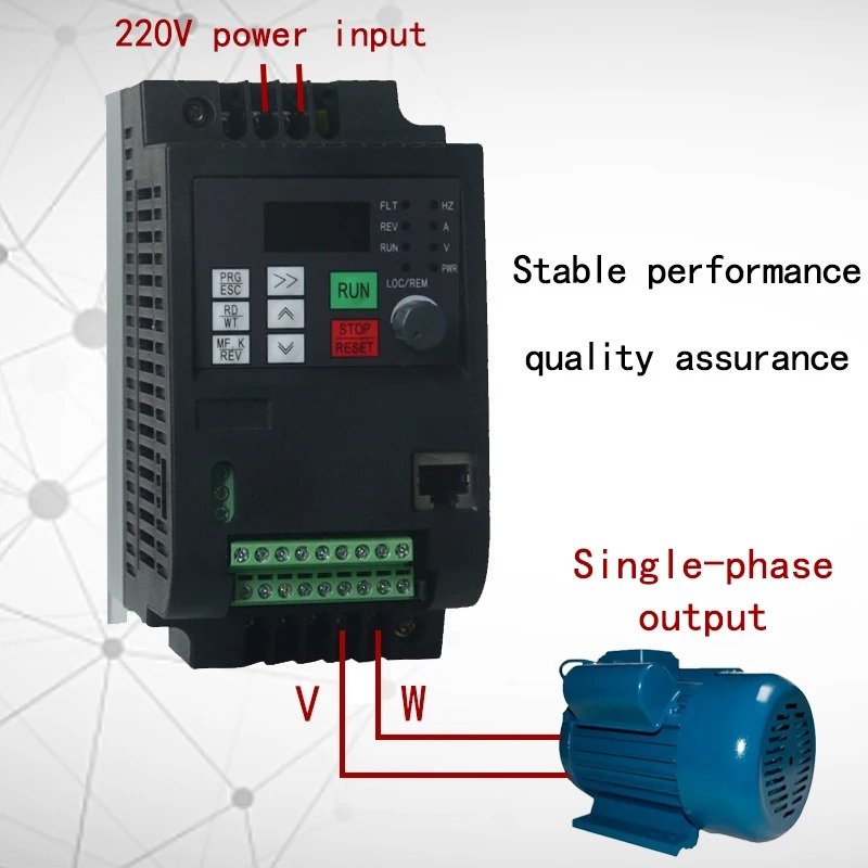 VFD Inverter 1.5KW/2.2KW/ Freq - Vfd 2.2Kw Single Phase 220V 评论和价格