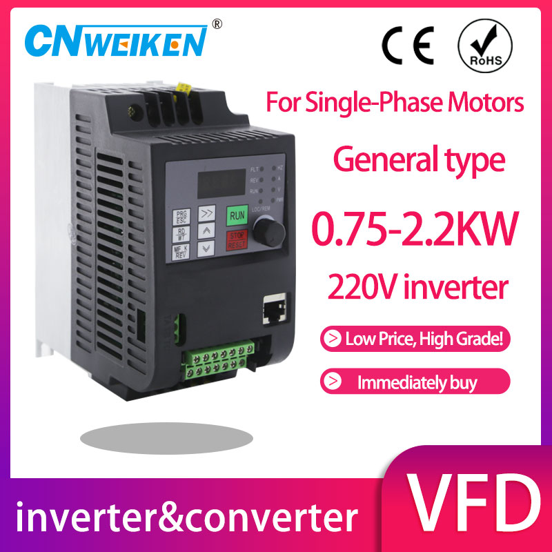 220V 0.75KW/1.5KW/2.2KW Mini V - Vfd 0.75Kw Mini Inverter 评论和价格