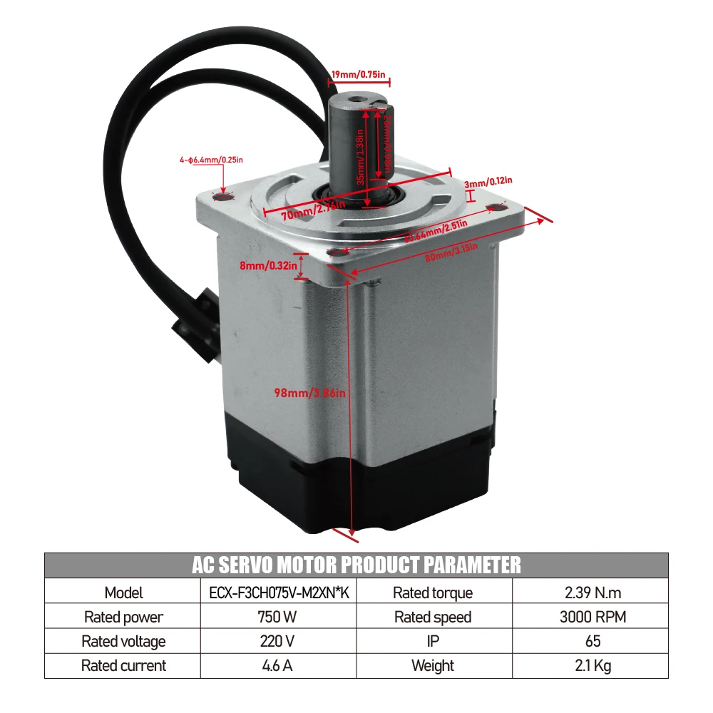 750W AC Servo Motor & ECX Ethe - Servo Driver 750W Ac Servo Motor 评论和价格