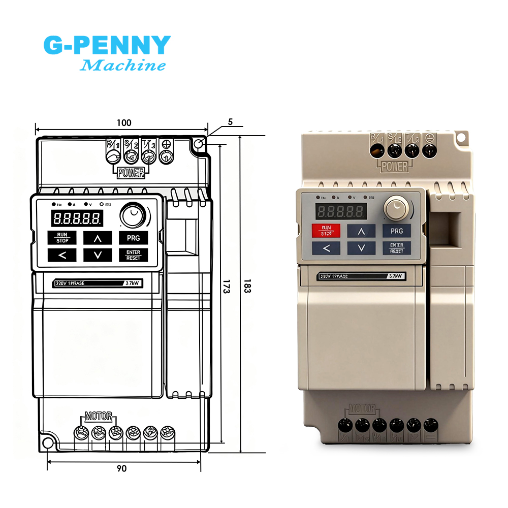G-Penny 3.7kw‌ 220V/380V Vecto - Variable Frequency Drive 3 Phase 380V 评论和价格