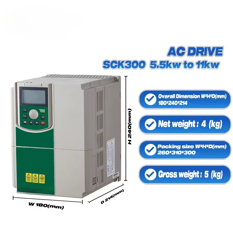 Industrial Grade 3Phase VFD In - Vfd 7.5Kw Inverter Motor 评论和价格