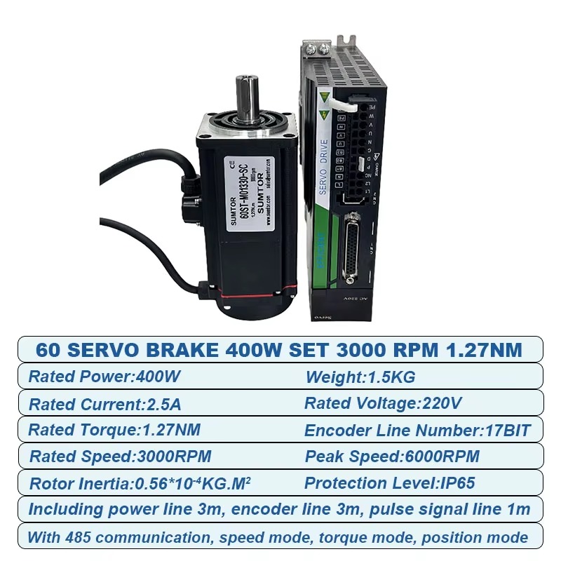 Servo Motors Kit 220v 400w Bra - Servo Motor 400W With Driver 评论和价格