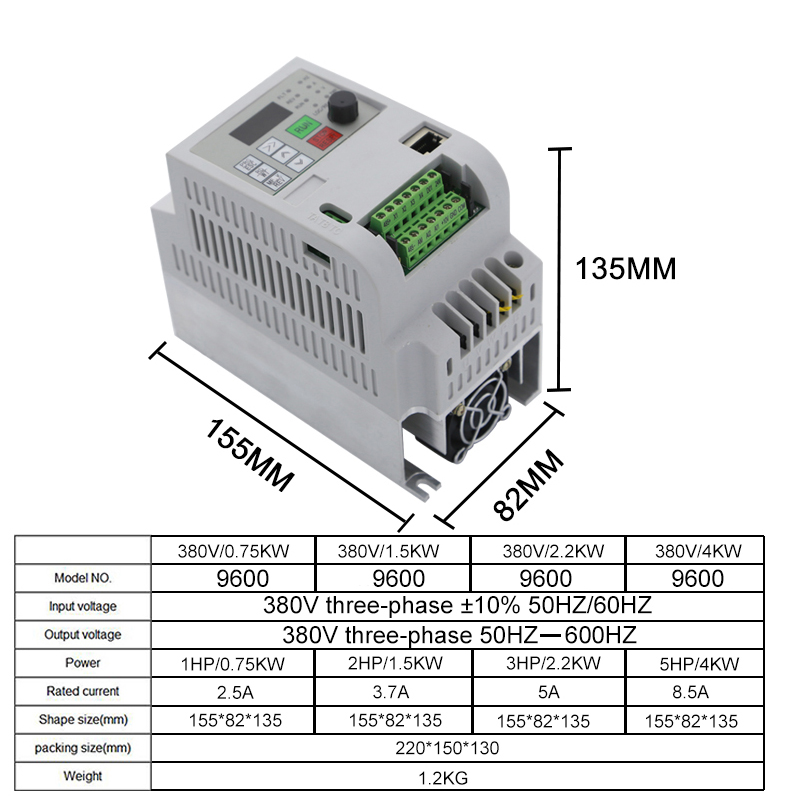 CNWeiken VFD Inverter 220V/380 - Vfd 7.5Kw Inverter Motor 评论和价格