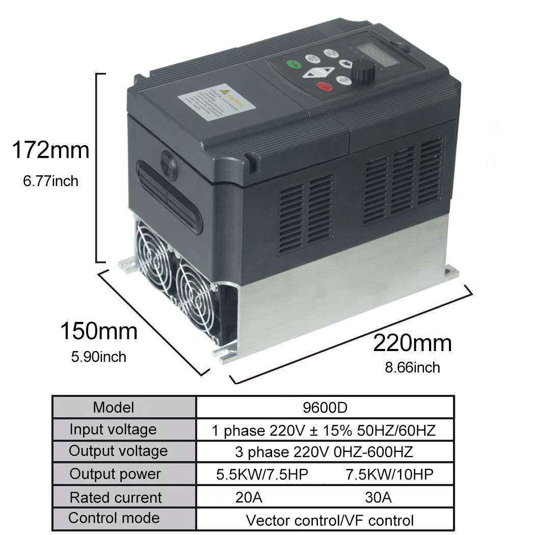 220V VFD 1.5kw 2.2kw single-ph - Vfd 2.2Kw Single Phase 220V 评论和价格