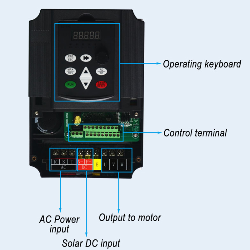Frequency Solar 380V Variable  - Vfd 11Kw Pump Controller 评论和价格