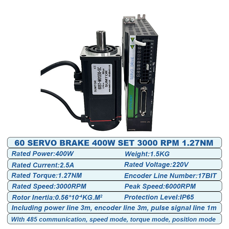 Servo Motors Kit 220v 400w Bra - Servo Motor 400W With Driver 评论和价格