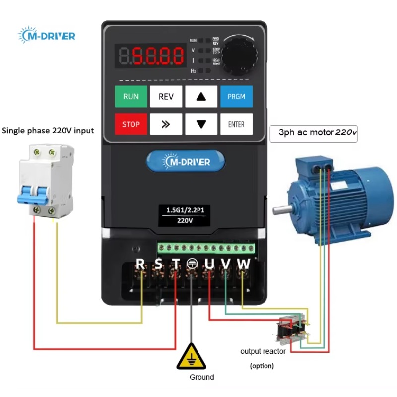 Single Phase 1.5KW VFD 220V Ve - Vfd 1.5Kw 220V Vector Control 评论和价格