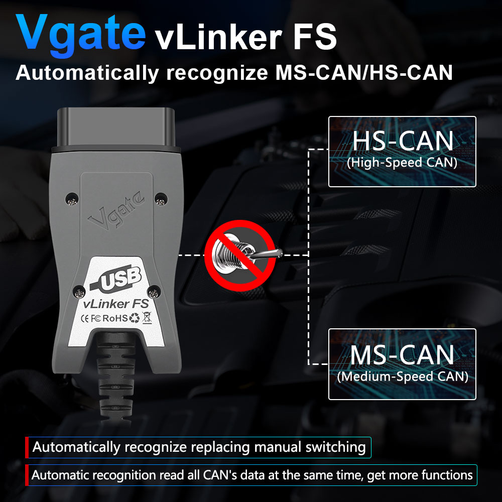 Vgate VLinker FS USB ELM327 Fo - Vfd With Brake Resistor 评论和价格