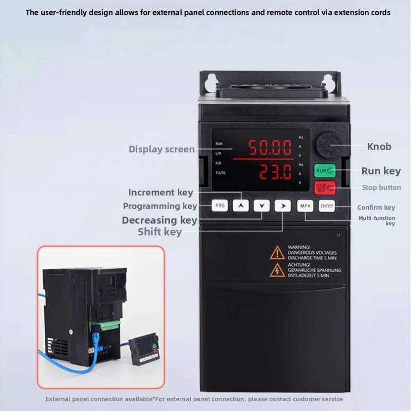 VFD External Membrane Keypad P - Vfd Remote Keypad Panel 评论和价格